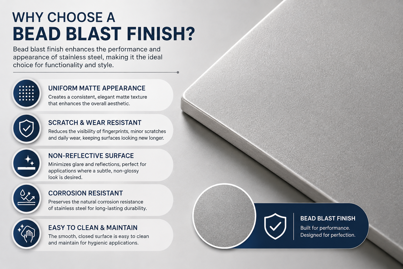Why Choose a Bead Blast Finish